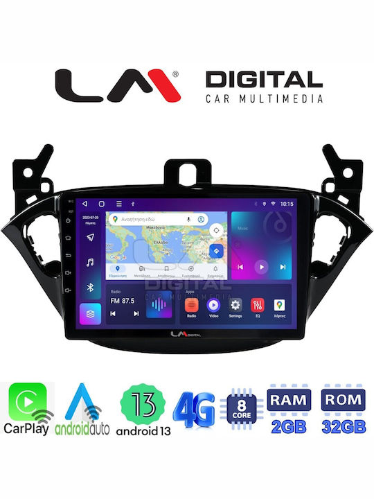 LM Digital Car Audio System for Opel Corsa / Adam 2015 - 2018 (Bluetooth/USB/WiFi/GPS/Apple-Carplay/Android-Auto) with Touch Screen 10"