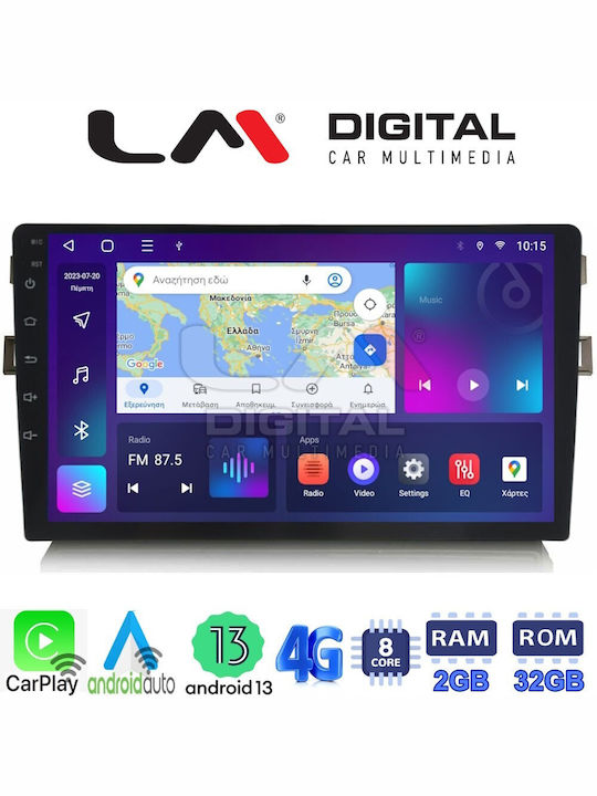 LM Digital Sistem Audio Auto pentru Toyota Auris 2006-2010 (Bluetooth/USB/WiFi/GPS/Apple-Carplay/Android-Auto) cu Ecran Tactil 9"
