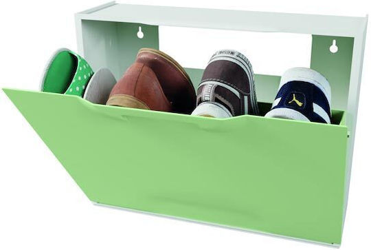 Plastic Shoe Organizer Green 51x17.3x40.1cm