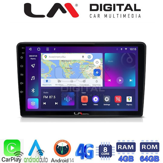 LM Digital Car Audio System for Opel Tigra / Agila / Antara / Astra / Corsa / Meriva / Signum / Vivaro / Zafira / Combo / Vectra Suzuki Ignis 2002>2010 (Bluetooth/USB/WiFi/GPS/Apple-Carplay/Android-Auto) with Screen 9"
