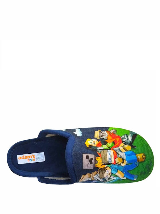 Adam's Shoes Kids Slippers Blue