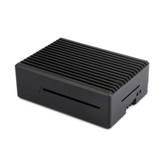 Aluminum Case Raspberry Pi 5 Stripe Grooved