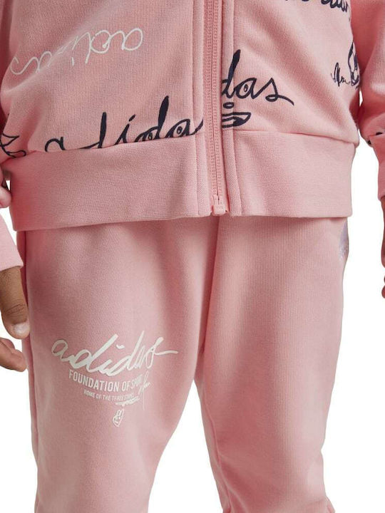 Kinder Sweatpants Set - Jogginganzug Rosa 2Stück