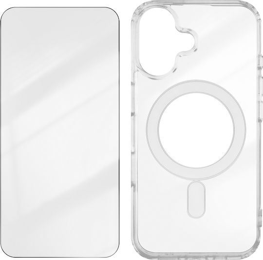 4smarts Magsafe Case Iphone 16 Shockproof 9h Tempered Glass Transparent
