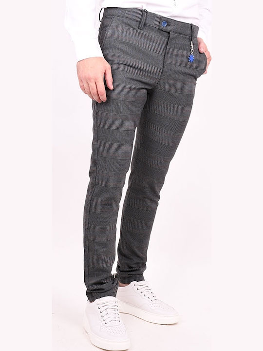 Trousers in Slim Fit Anthracite