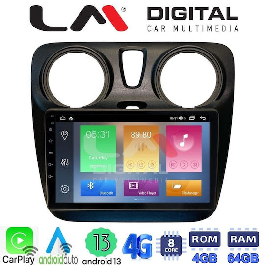 LM Digital Автомобилна Аудио Система (Блутут/USB/WiFi/GPS/Apple-Carplay/Android-Auto) с Тъчскрийн 9"