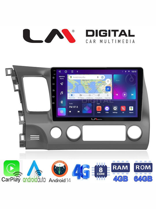 LM Digital Car Audio System for Honda Civic 2006 - 2012 (Bluetooth/USB/WiFi/GPS) with Screen 9"