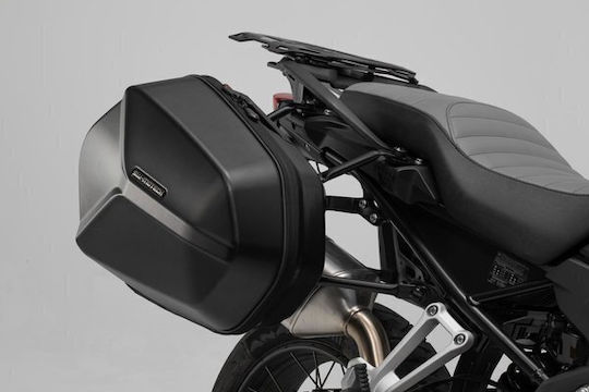 SW-Motech Motorcycle Hard Side Case Set in Black Colour
