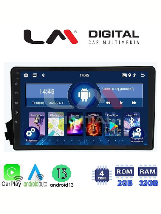 LM Digital Sistem Audio Auto pentru Ssangyong Actyon / Kyron 2006-2015 (Bluetooth/USB/WiFi/GPS/Apple-Carplay/Android-Auto) cu Ecran Tactil 9"