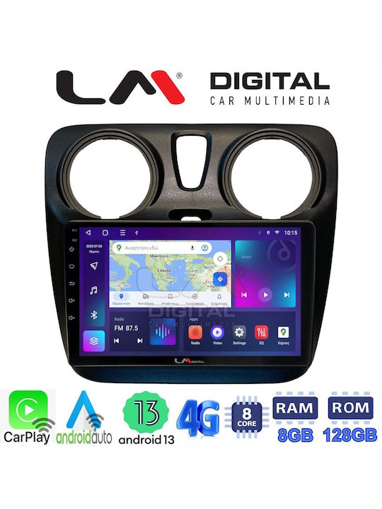 LM Digital Sistem Audio Auto pentru Renault Magazin online Dokker Dacia Magazin online Dokker / Lodgy Dokker 2012+ (Bluetooth/USB/WiFi/GPS/Apple-Carplay/Android-Auto) cu Ecran Tactil 9"
