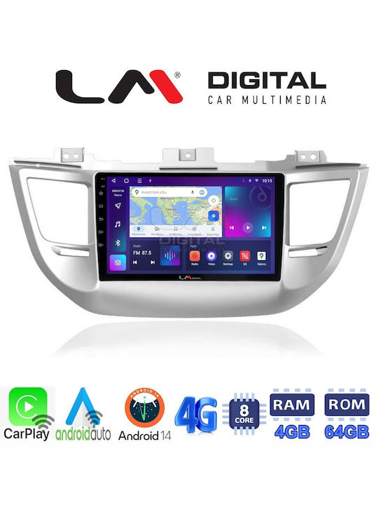 LM Digital Car Audio System for Hyundai Tucson 2015-2019 (Bluetooth/USB/WiFi/GPS) with Touch Screen 9"