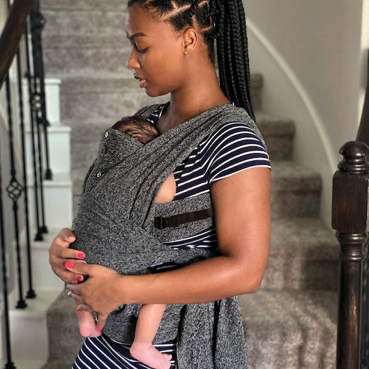 Chicco Wrap Carrier Boppy Comfy Gray with Maximum Weight 15kg