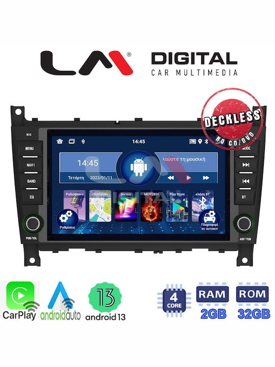 LM Digital Автомобилна Аудио Система (Блутут/USB/AUX/WiFi/GPS/Apple-Carplay/Android-Auto)
