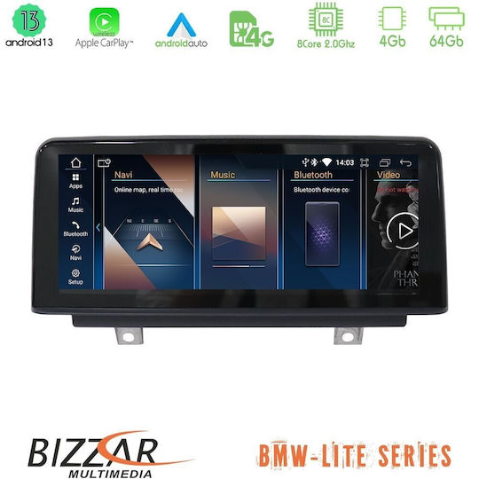 Bizzar Car Audio System for BMW Series 5 2022-2023 (Bluetooth/USB/AUX/WiFi/GPS/Apple-Carplay/Android-Auto/CD) with Touch Screen 5"