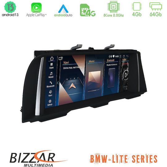 Bizzar Car Audio System for BMW Series 5 2022-2023 (Bluetooth/USB/AUX/WiFi/GPS/Apple-Carplay/Android-Auto/CD) with Touch Screen 5"