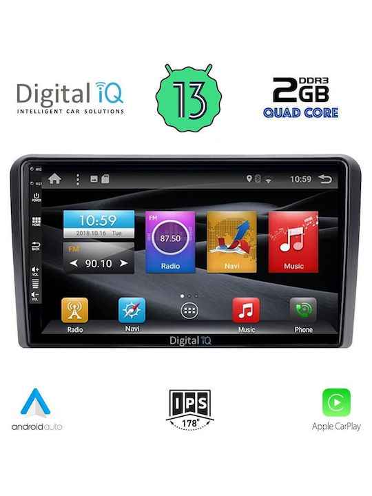 Digital IQ Car Audio System for Ford Tourneo / Courier 2014> (Bluetooth/USB/AUX/WiFi/GPS/Apple-Carplay/Android-Auto) with Touch Screen 9"