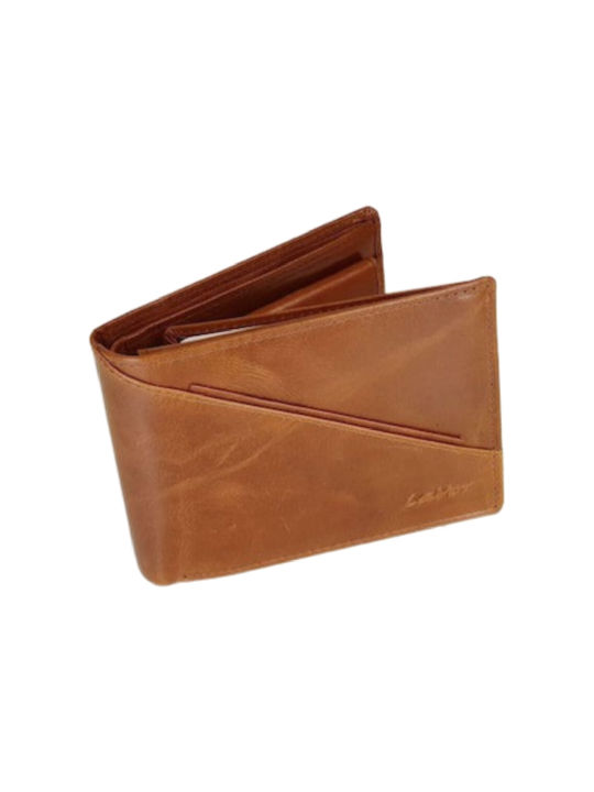 Lavor Men's Leather Card Wallet with RFID Brown