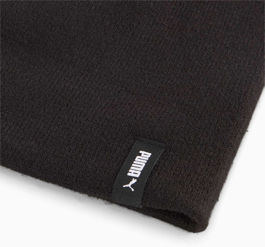 Beanie Unisex Σκούφος Πλεκτός σε Μαύρο χρώμα