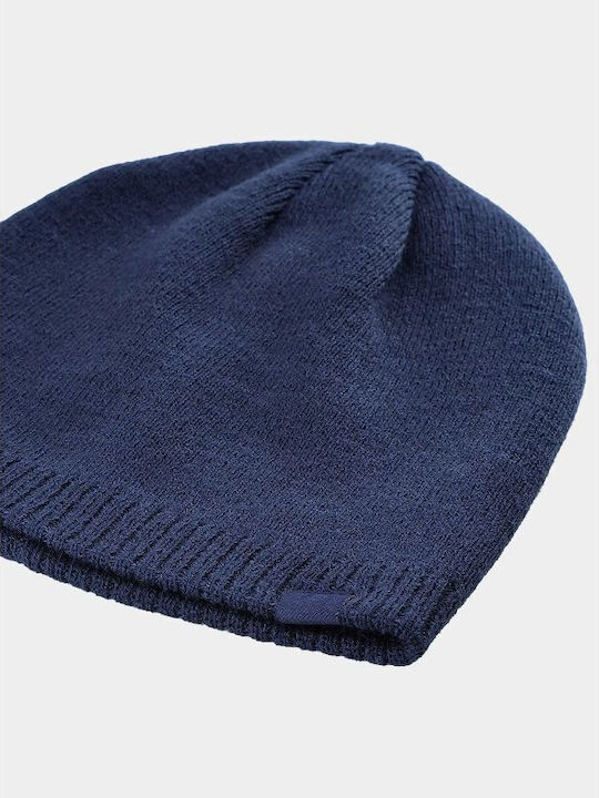 4F Beanie Beanie Knitted in Navy Blue color