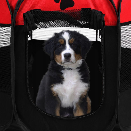 Klappbares Hundepark 70x34x70cm Schwarz
