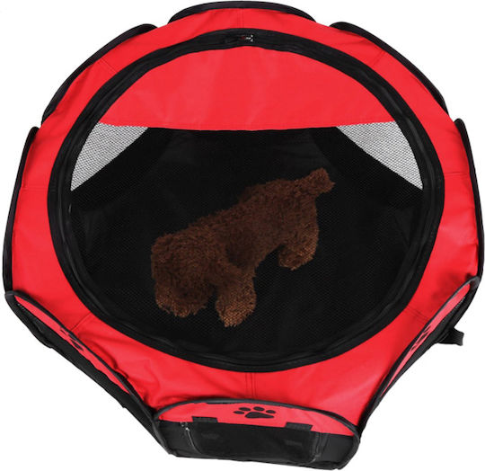 Klappbares Hundepark 70x34x70cm Schwarz