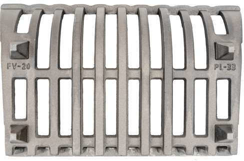 Lunaway Cast Iron Fireplace Grate 42.5x28.5cm