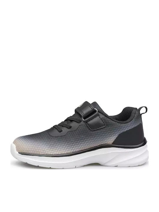 Memory Zeppelin 2 V Kids Sports Shoes Running with Hoop & Loop Closure Black