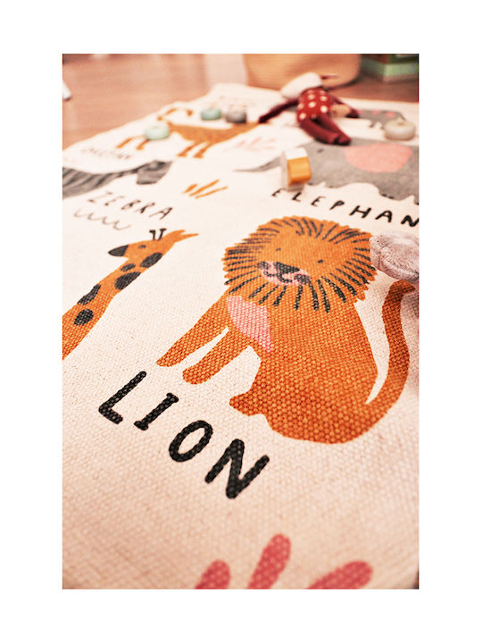 Kids Rug Cotton Multicolor 75x120cm