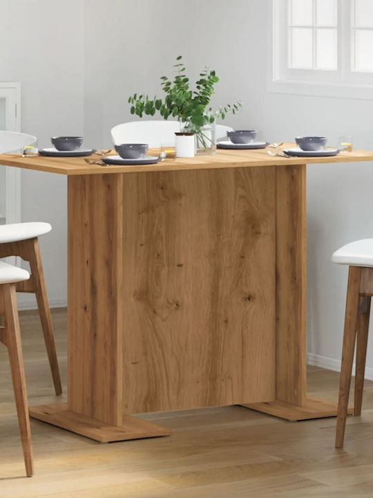 Table Dining Room Wooden Oak 110x60x75cm