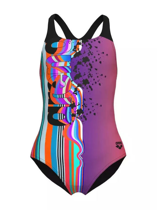 Arena Kids Swimwear One-Piece Fuchsia