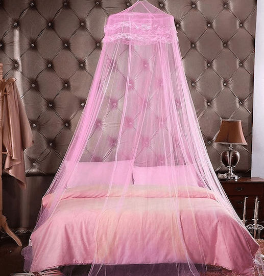 Double Camping Mosquitos Nest Pink 260x270x36cm