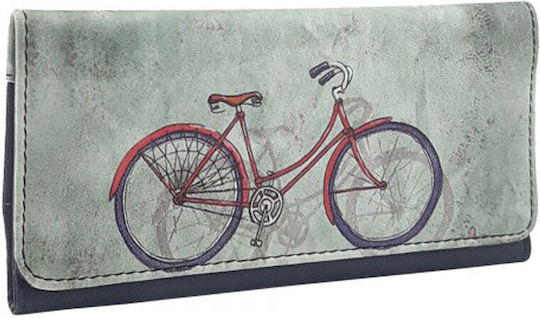 Pera Leather Tobacco Pouch Handmade with Magnet Closure 16x7.5cm Bicycle