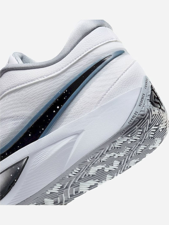Giannis Freak 6 Niedrig Basketballschuhe White / Wolf Grey / Black