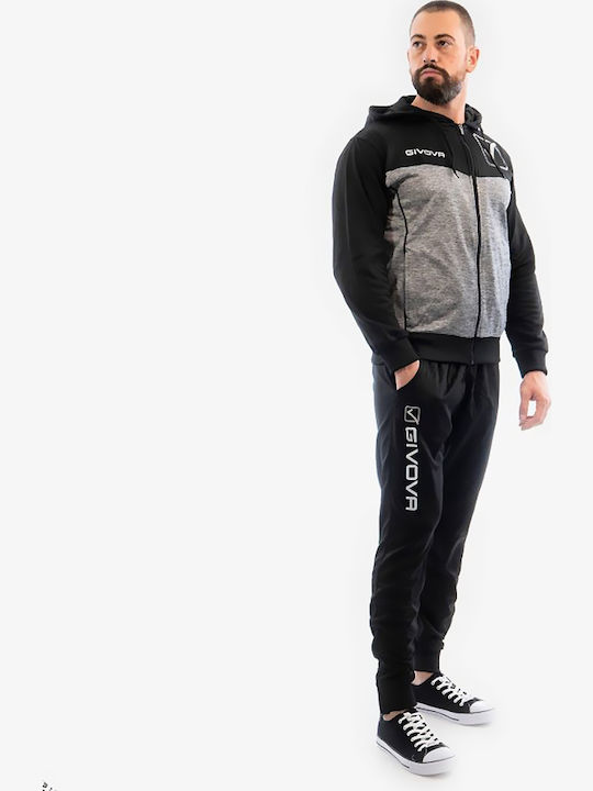 Tuta Visa Tracksuit with Elastic Black / Grey