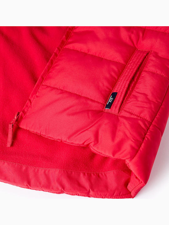 Kinder Freizeitjacke Ärmellos Kόκκινο