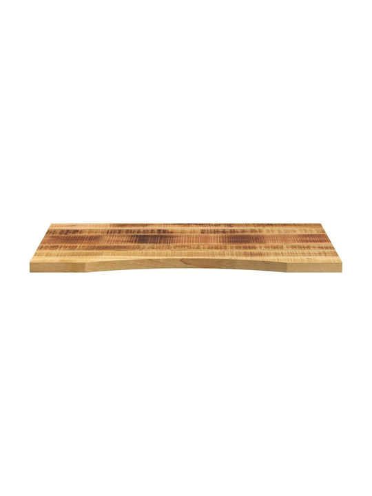 vidaXL Rectangular Office Desk Surface made of Solid Wood Brown 80x50x2.5cm 370177 1pcs