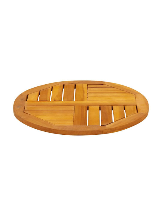 vidaXL Round Table Surface made of Solid Wood Acacia 50x50x2cm 4004247 1pcs