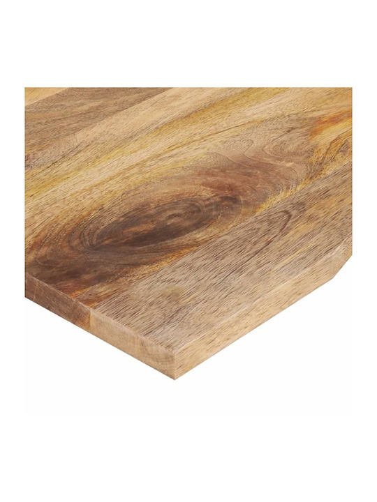vidaXL Rectangular Office Desk Surface made of Solid Wood Mango 80x50x2.5cm 370192 1pcs