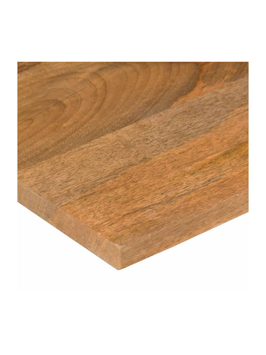 vidaXL Rectangular Office Desk Surface made of Solid Wood Mango 80x50x2.5cm 370207 1pcs