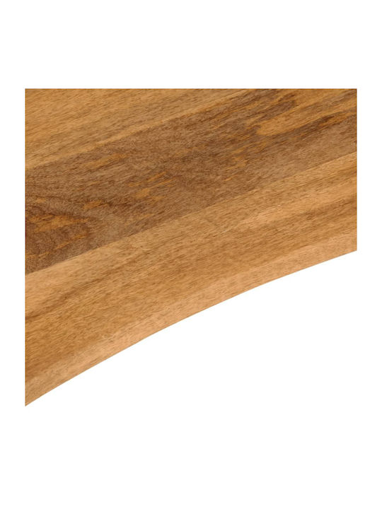 vidaXL Rectangular Office Desk Surface made of Solid Wood Mango 100x80x2.5cm 370220 1pcs