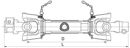 Triangular Shaft Cover D=510mm 16hp 22x54 Binacchi
