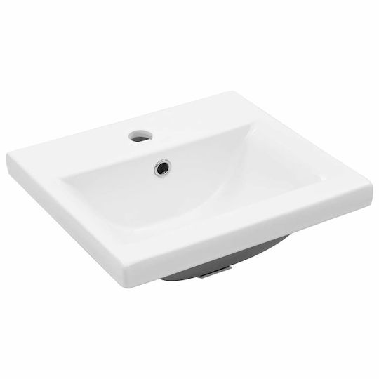 vidaXL Countertop with Sink & Mirror L42xW18xH39cm Gray