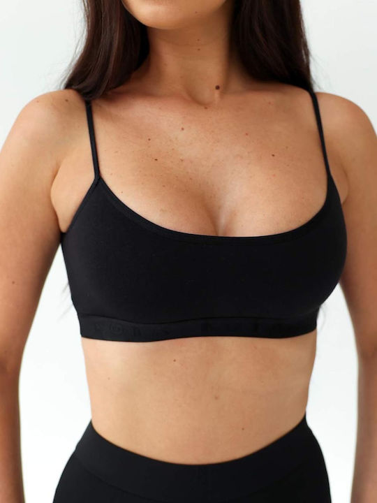 Women's Bra with Removable Padding Black