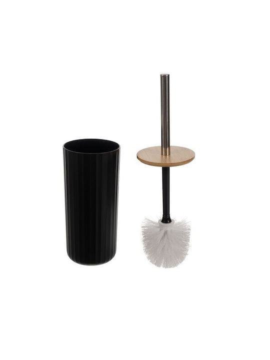 Ruhhy Plastic Bathroom Accessory Set Black 6pcs