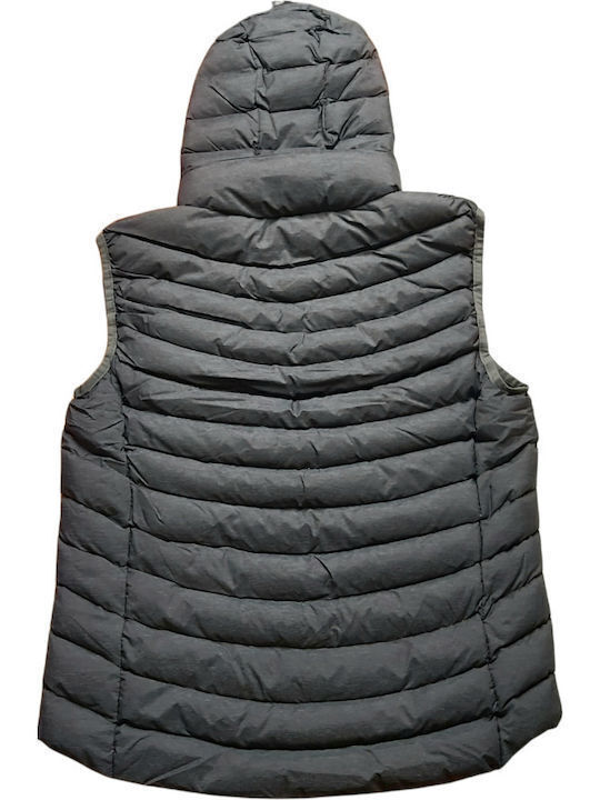 Αμάνικο Μπουφάν Puffer Γκρι