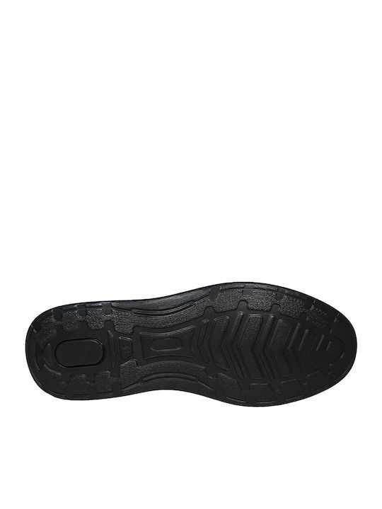Leder Herren Freizeitschuhe Schwarz