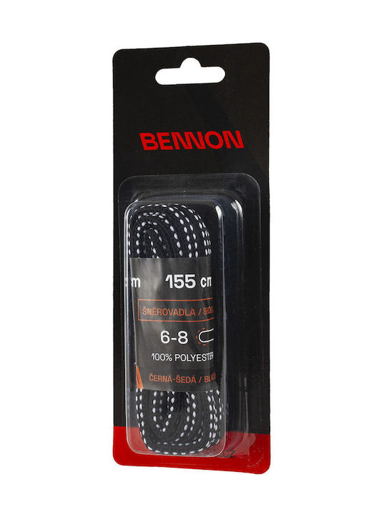 Bennon Shoelaces Black 2pcs 155cm