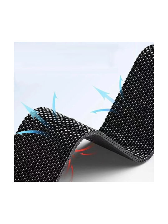 Λουράκι Ανοξείδωτο Ατσάλι Μαύρο (Smart Band 8 / Smart Band 9 / Smart Band 10)