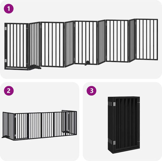 vidaXL Divider Dog in White Color 450 x 90cm