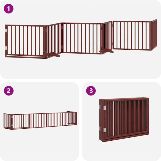 vidaXL Divider Dog in White Color 480 x 60cm